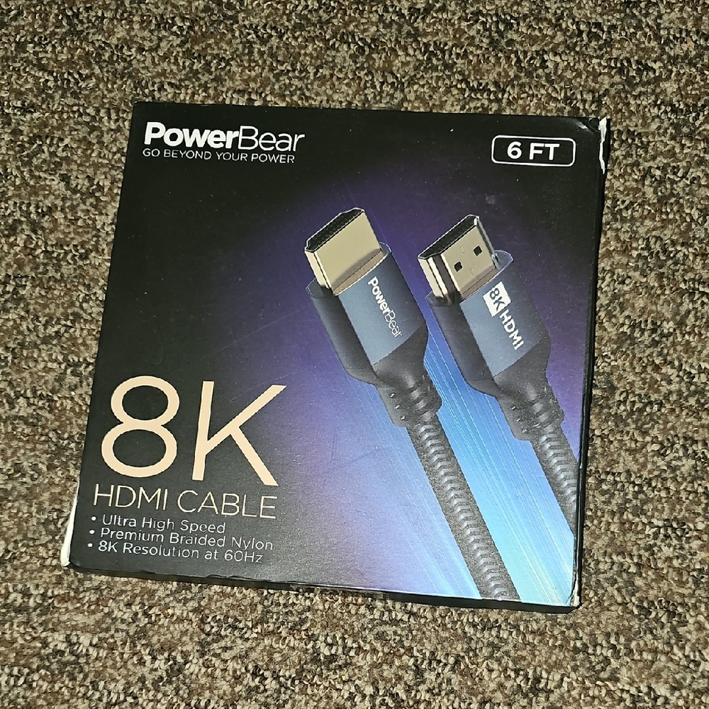 PowerBear 8K HDMI Cable 6FT